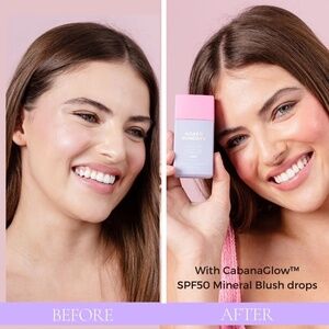 NAKED SUNDAYS BLUSH CabanaGlow™ SPF50 Mineral Luminizing Blush Serum UNUSED